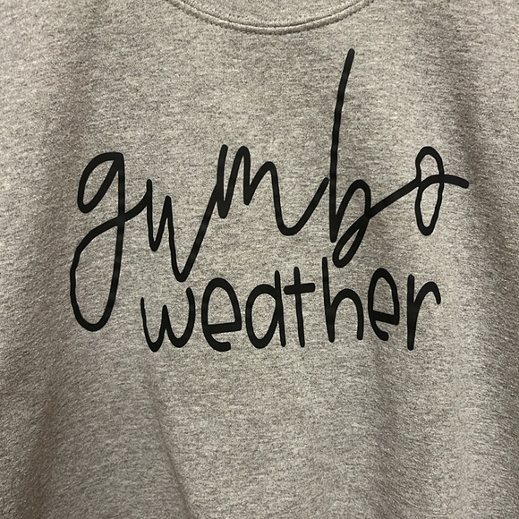 “Gumbo Weather” Sweatshirt in Grey, Size Small, EUC - Picture 4 of 16